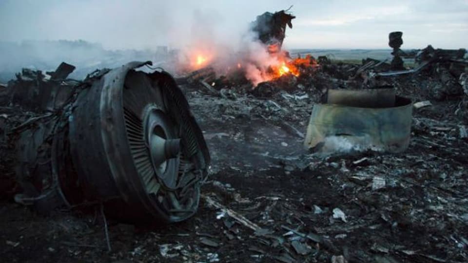 Trümmer der MH17