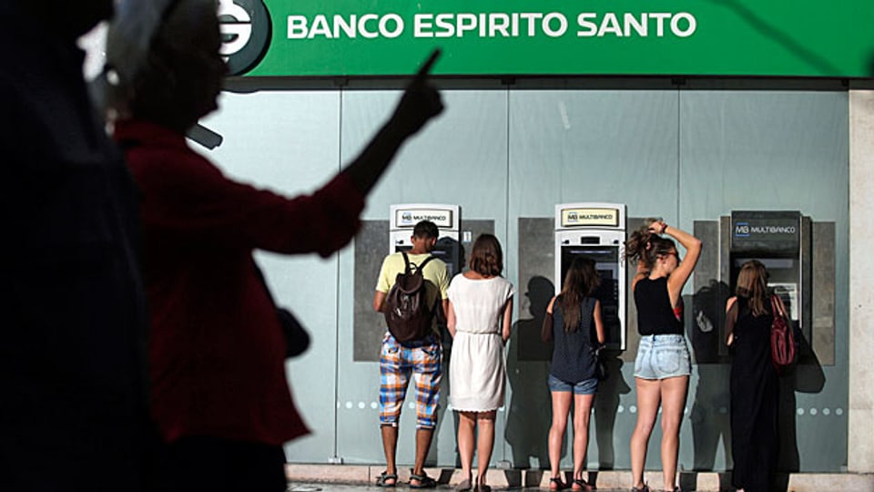 Die portugiesische Grossbank Espirito Santo soll ohne Geld der SteuerzahlerInnen gerettet werden.