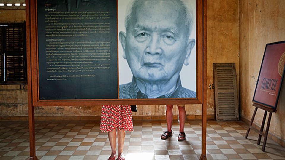 Im Genozid-Museum in Phnom Penh. Das eines der beiden Verurteilten Führer der Roten Khmer: «Bruder Nummer Zwei» Nuon Chea.
