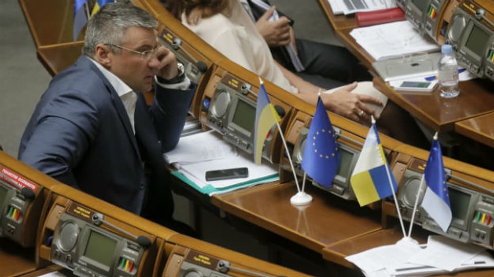 Das ukrainische Parlament bringt mit dem Sanktionsentscheid die EU gegen sich auf.