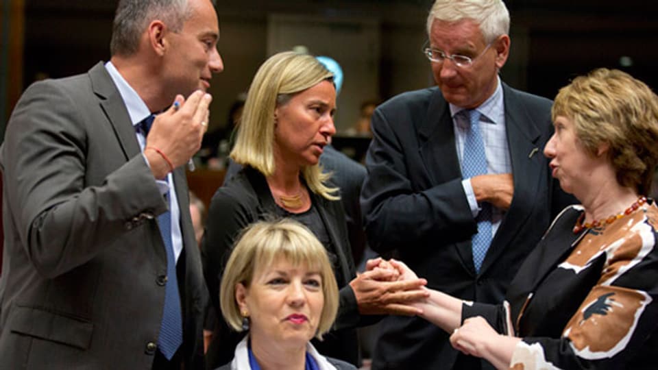 Die EU-Aussenminister diskutieren am 15. August in Brüssel über das Vorgehen im Irak.