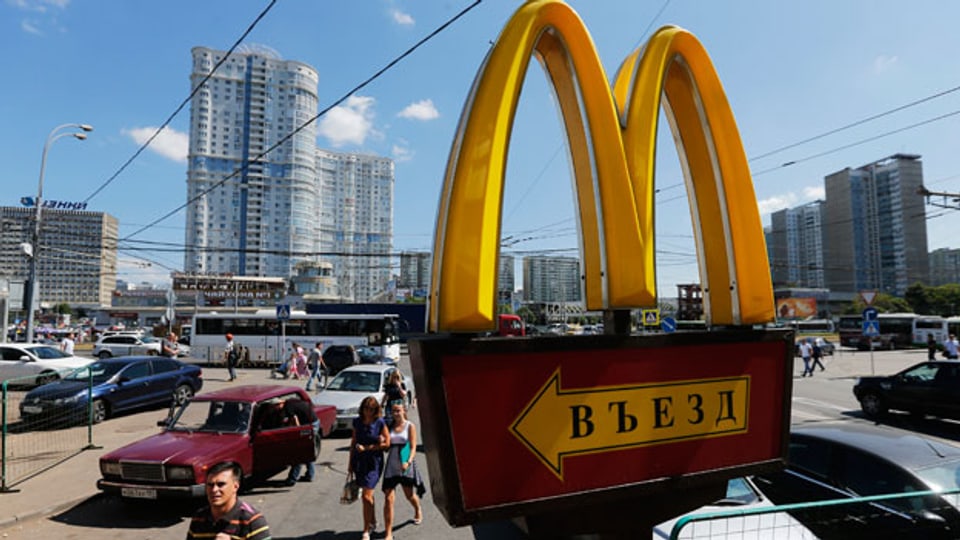 McDonald’s Filiale in Moskau, Russland.