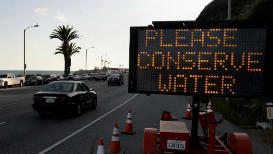 KalifornierInnen werden zum Wassersparen aufgefordert.