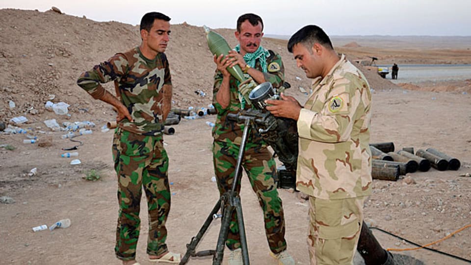 Erhalkten die schlecht ausgerüsteten kurdischen Peshmerga-Truppen in Nordirak deutsche Waffen, um die IS-Milizen zu bekämpfen?