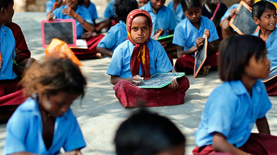 Schulkinder in Indien.