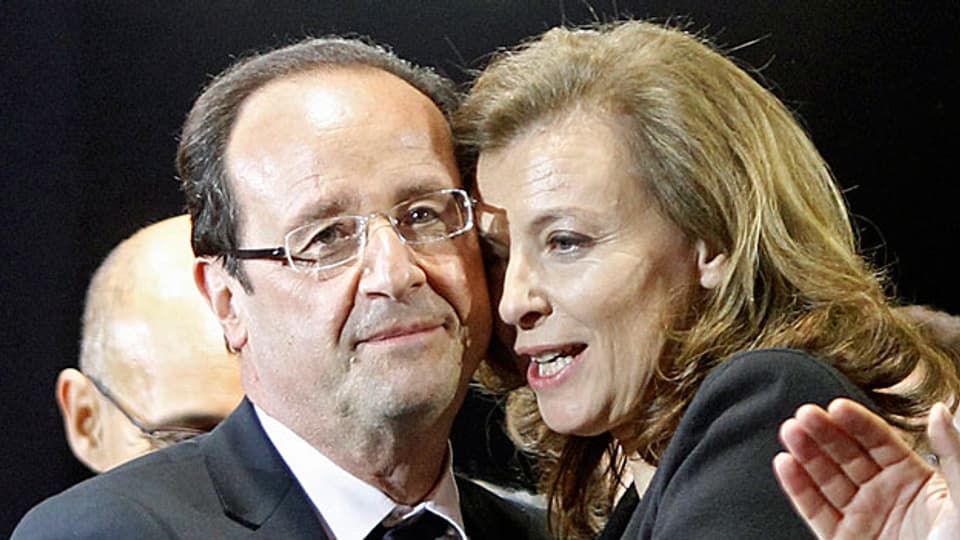 «Merci pour ce Moment» - François Hollande und Valérie Trierweiler am 6. Mai 2012 in Paris.