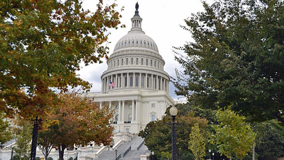 Das Kapitol in Washington D.C. - Nur wer scharf gegen Obama schiesst, hat eine Chance; das glauben zumindest die Republikaner.