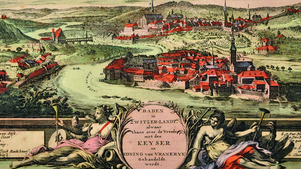 1714 war Baden Zetrum für europäische Friedensverhandlungen.