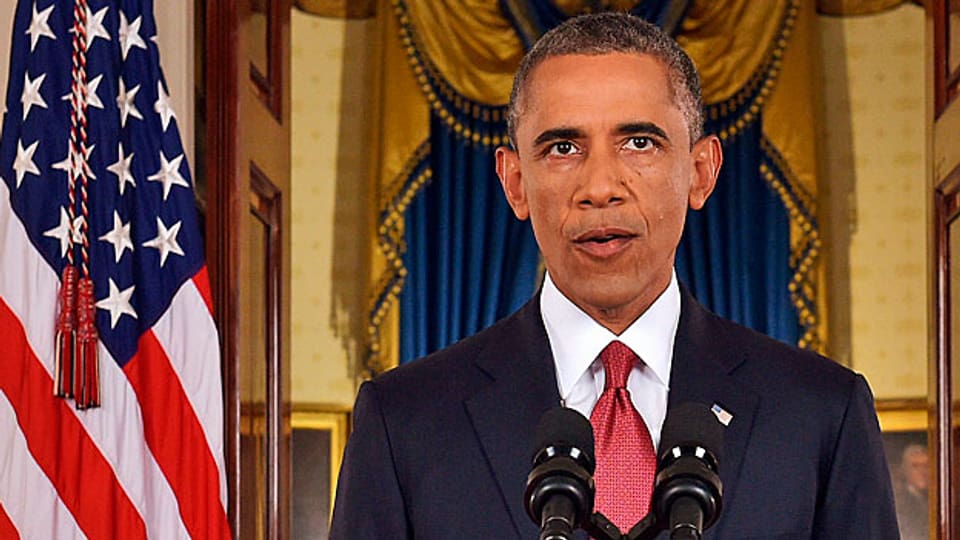 US-Präsident Barack Obama während der Rede an die Nation zu seiner Strategie gegen den «Islamischen Staat».