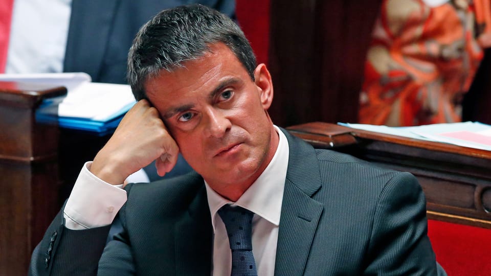 Regieren heisse, auch in schwierigen Zeiten den Kurs zu halten, sagt der französische Premier Manuel Valls.