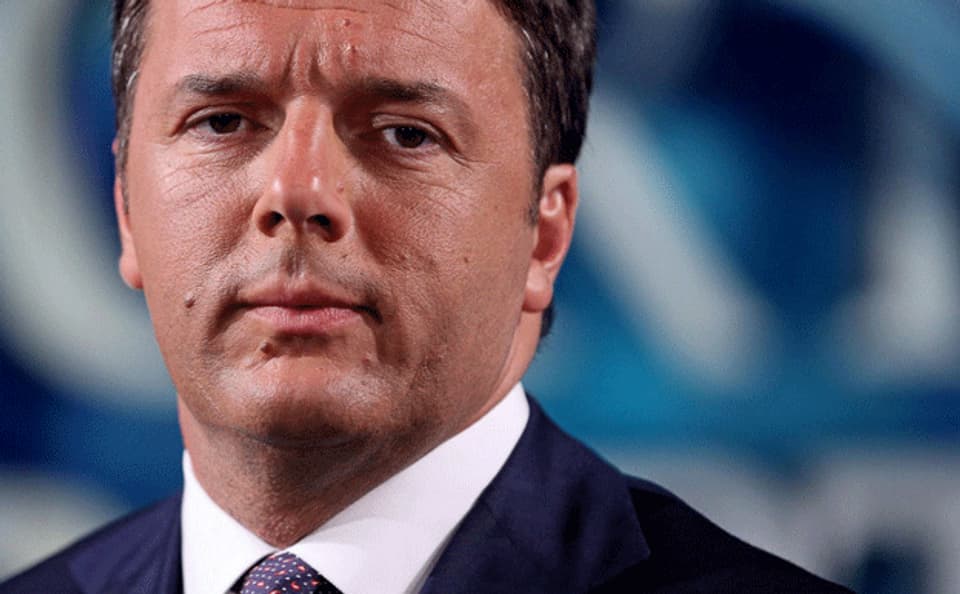 der italienische Ministerpräsident Matteo Renzi