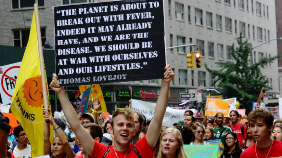 Teilnehmer des «Climate March» in New York.
