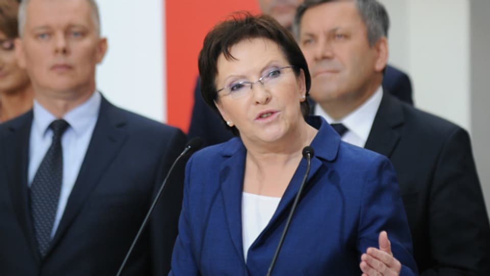 Die neue Frau an der Spitze der polnischen Regierung: Ewa Kopacz.