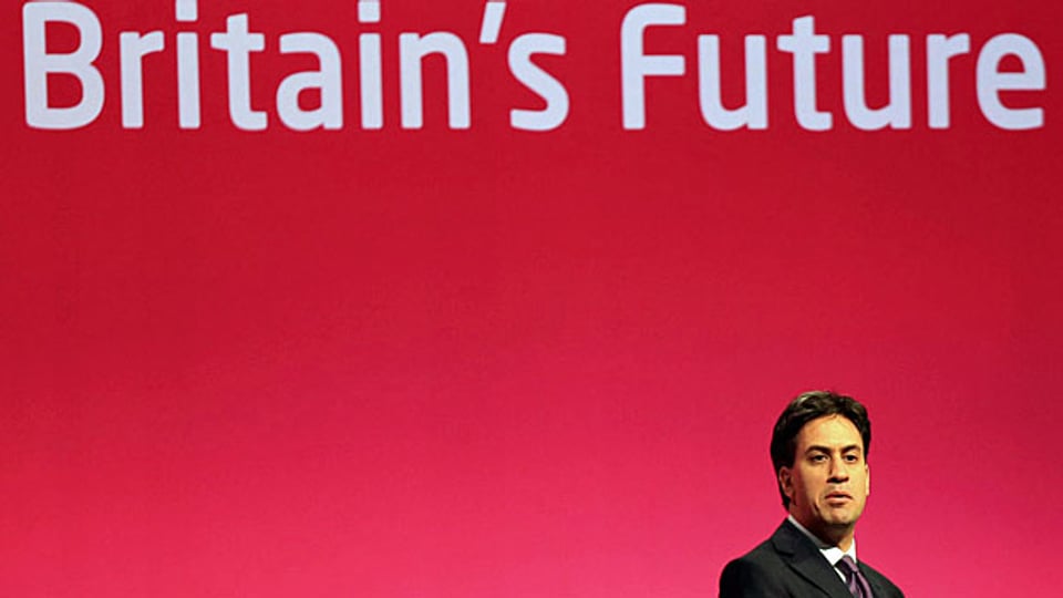 Ed Miliband am Labour-Parteitag in Manchester.