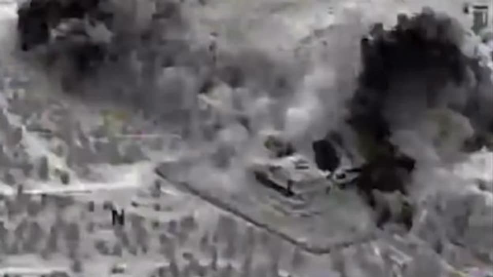 Luftangriff auf Ziel in Syrien