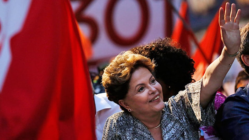 Brasiliens amtierende Präsidentin Dilma Rousseff hofft auf Wiederwahl, Brasiliens Wirtschaft fürchtet eine solche.