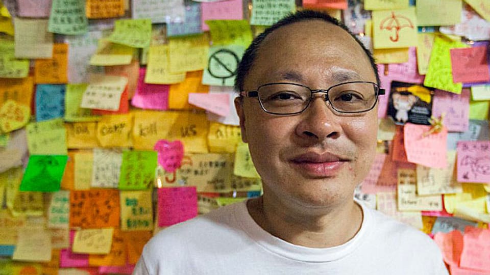 Benni Tai, Aktivist der Hongkonger Demokratie-Bewegung.