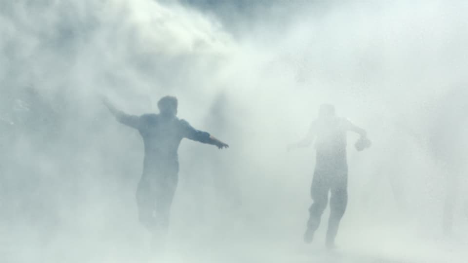 Demonstranten in Ankara im Strahl von Wasserwerfern am vergangenen Donnerstag.