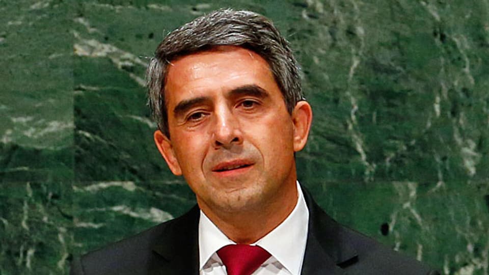 Der bulgarische Präsident Rossen Plewneljew, am 25. September im UNO-Hauptquartier in New York.
