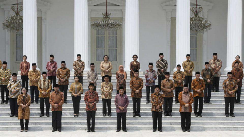 In Indonesiens Regierung sitzen neu acht Frauen.