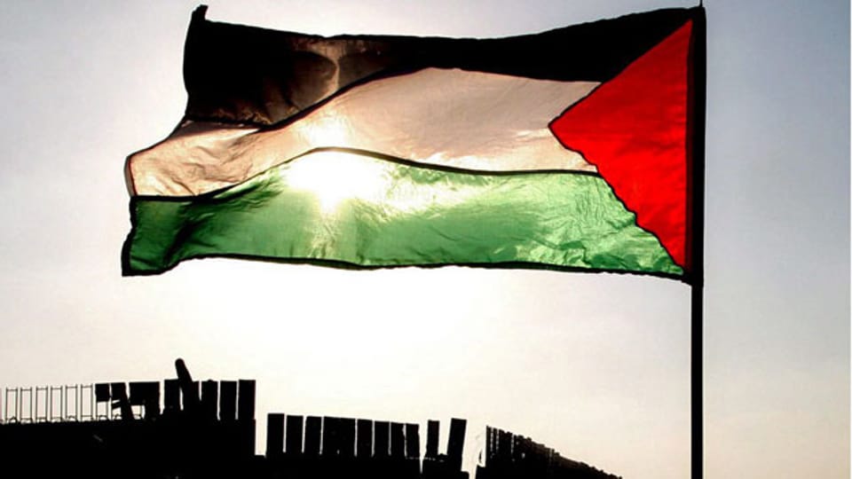 Palästinensische Flagge.