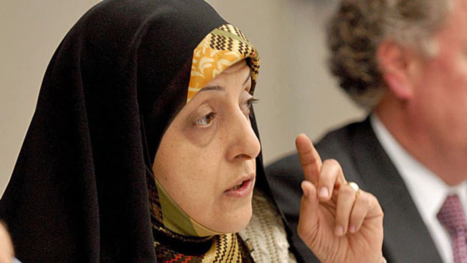 Massoumeh Ebtekar, eine von drei iranischen Vizepräsidentinnen.