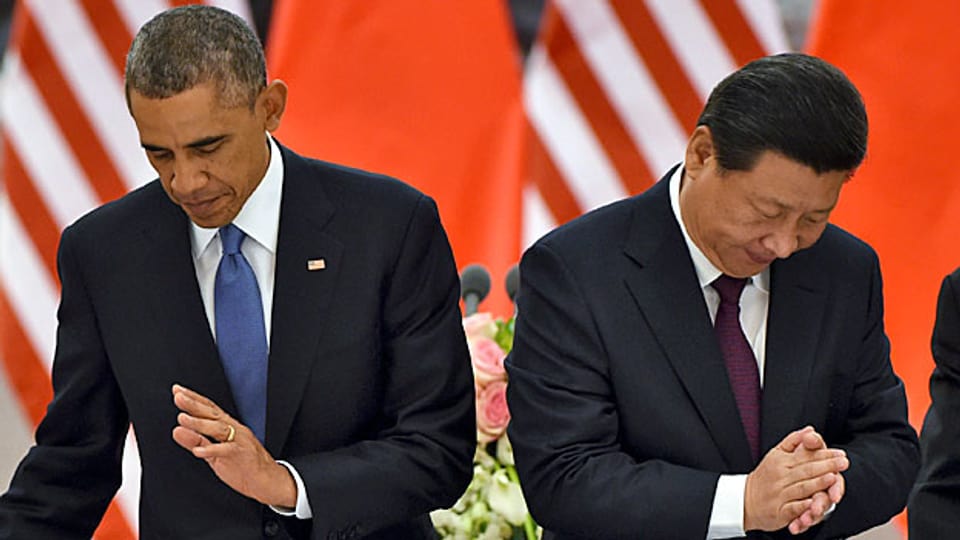 US-Präsident Barack Obama und der chinesische Präsident Xi Jinping haben in Peking neue Klimaziele vereinbart.