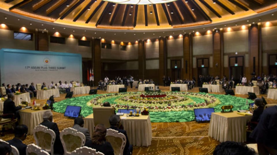 Der Asean-Gipfel im Internationalen Kongress-Zentrum in der Hauptstadt Naypyitaw.