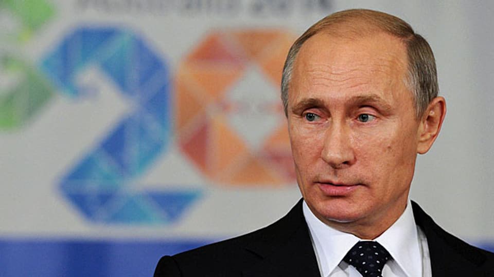 Der russische Präsident Putin am G-20-Gipfel in Brisbane.