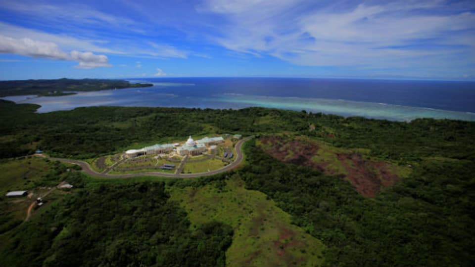 Melekeok, Hauptort der Pazifik-Inseln Palau (Peleliu).