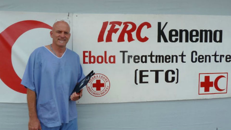 Vier Wochen hat Balz Halbheer für das Rote Kreuz in der Ebola-Station Kenema in Sierra Leone gearbeitet.
