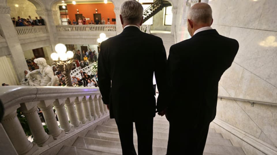 Wenn die Gesetzgebung nach Plan läuft, können die Homosexuellen in Finnland im 2016 heiraten.