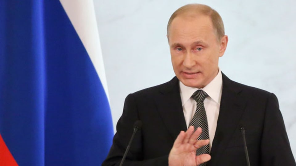 Vladimir Putin: Die Krim habe für Russland «grosse zivilisatorische und sakrale Bedeutung – jetzt und für immer.»