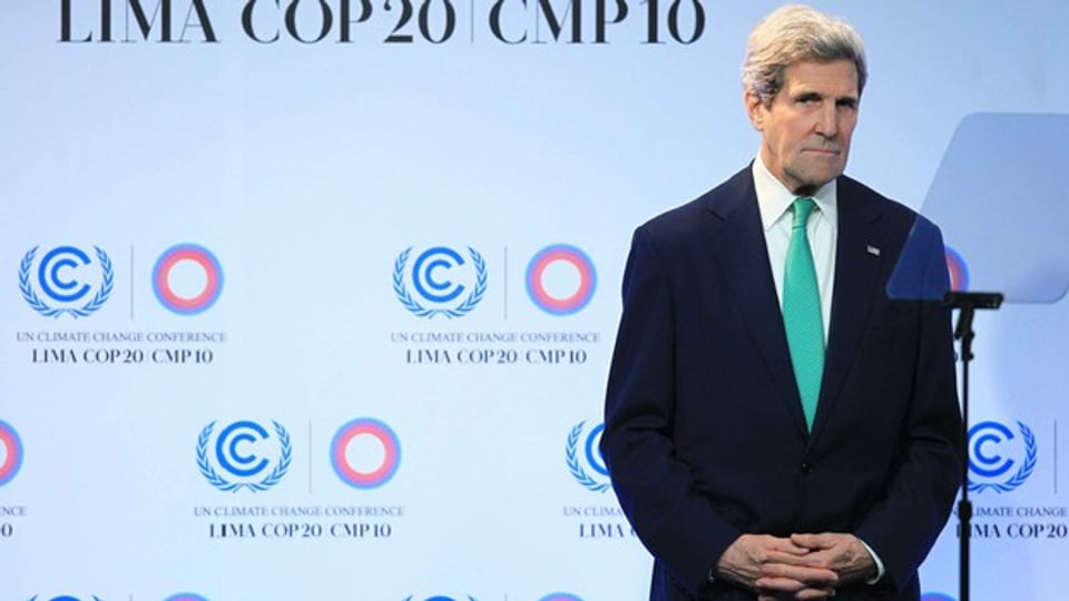 US-Aussenminister Kerry mit erstaunlich klaren Worten in Sachen Klimaschutz