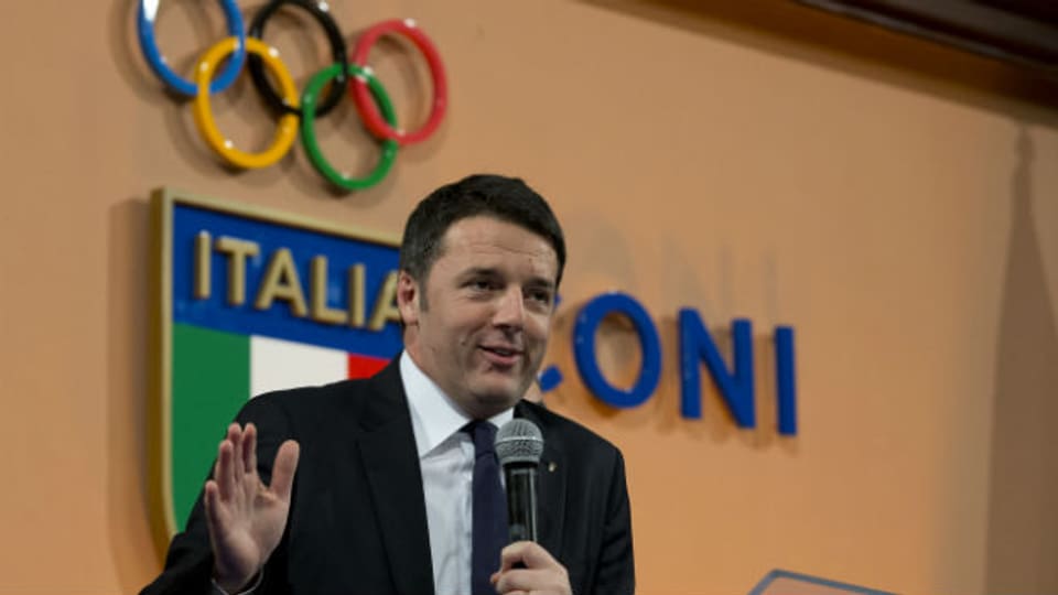 Überzeugt von sich und seinem Vorhaben: Italiens Regierungschef Renzi.