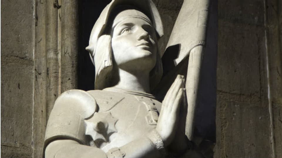 Statue von Jeanne d'Arc in Paris.