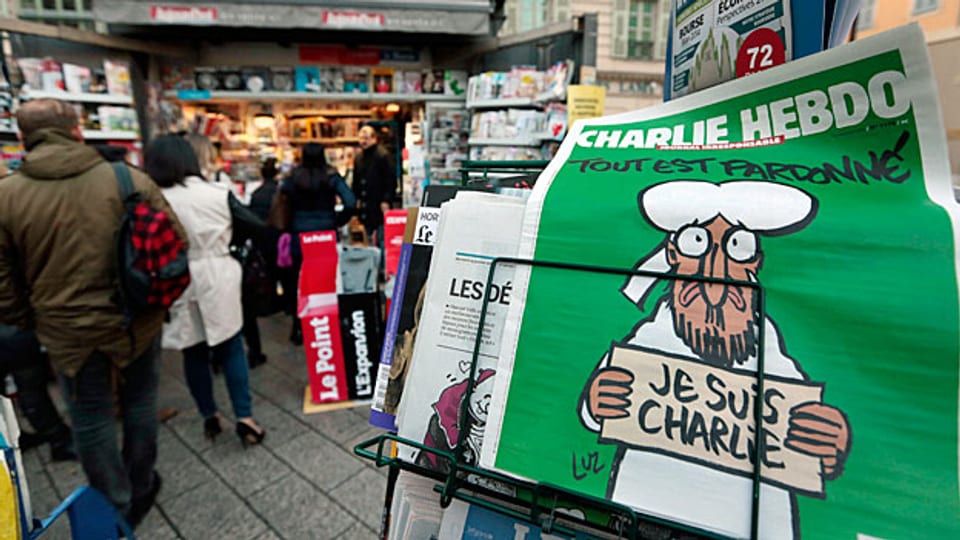 Alle wollen Charlie - Run auf die neueste Ausgabe der Satire-Zeitschrift «Charlie Hebdo».