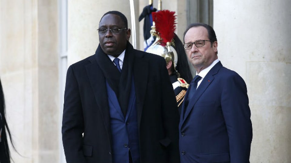 Macky Sall und François Hollande am 11. Januar 2015 in Paris.