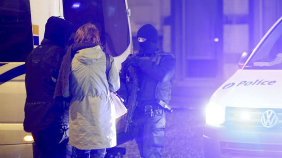  Polizeieinsatz in Verviers, Belgien, am 15. Januar 2015.