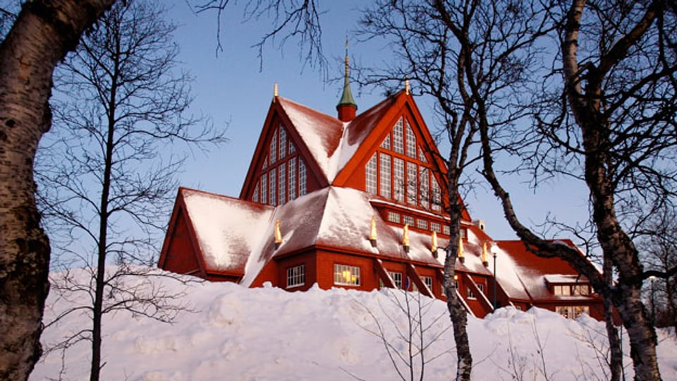 Die Kirche von Kiruna wurde 1912 erbaut. Sie wird abgebaut und im neuen Stadtteil wieder errichtet.