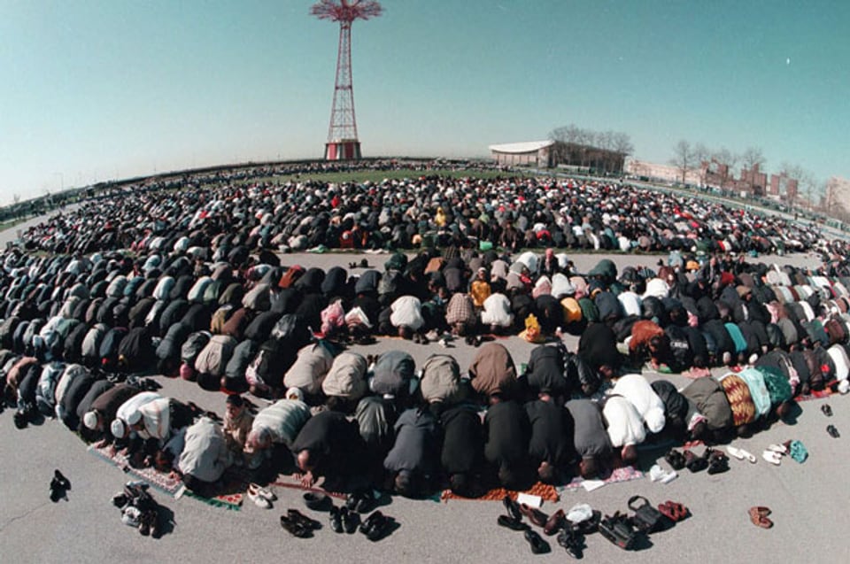 Muslime beten in New York