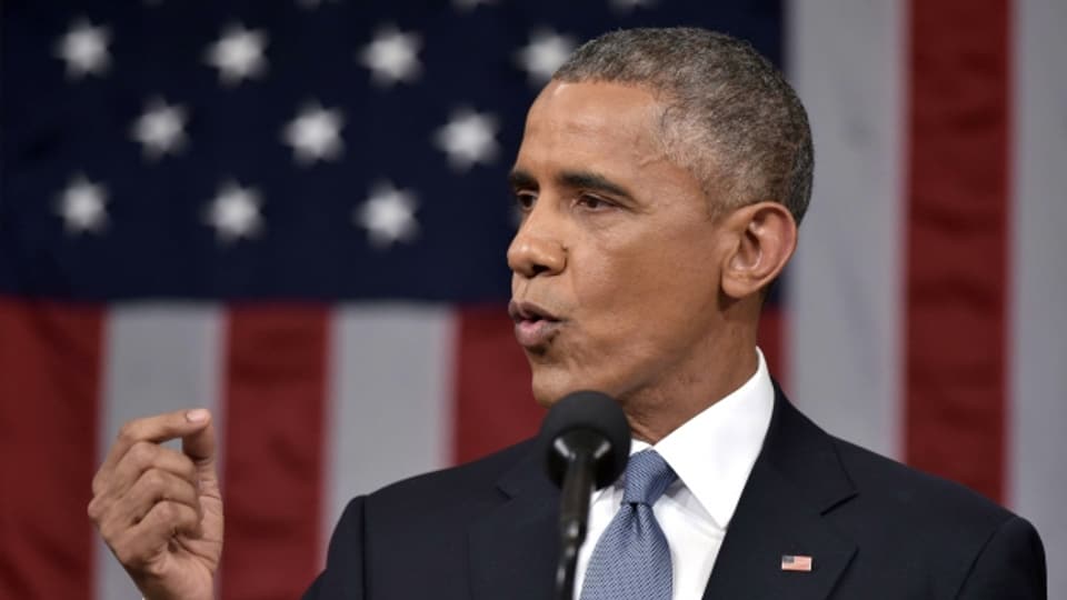 Lage der Nation: US-Präsident Obama gibt sich optimistisch.