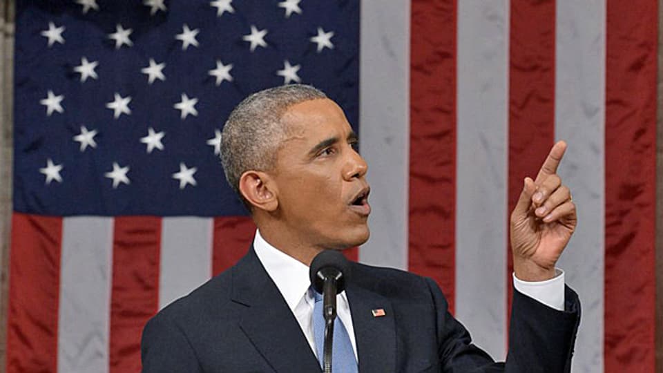 Hope oder Change? US-Präsident Obama anlässlich der Rede zur Lage der Nation vor dem Kongress.