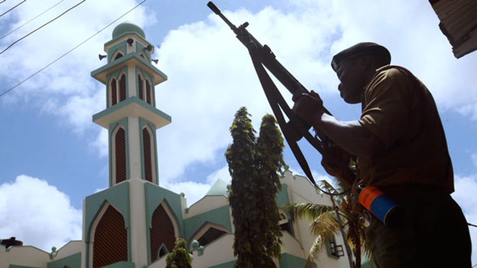 Wenn Islamistische Extremisten Muslime bekämpfen: Auf dem Platz vor der grössten Moschee in Mombasa wurde vor zwei Jahren deren Imam erschossen.
