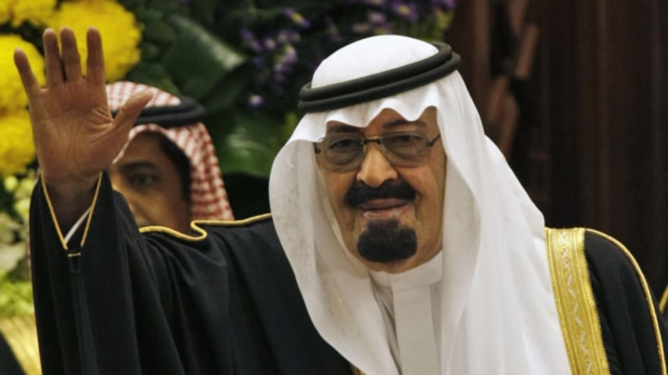 Der Herrscher Abdullah von Saudi Arabien ist tot. Sein Alter wird auf über 90 Jahre geschätzt.
