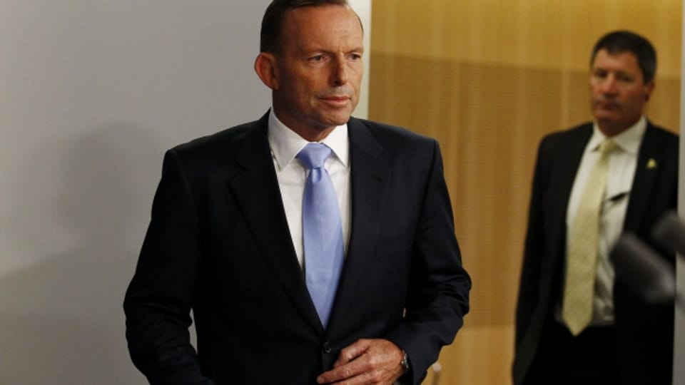 Das schlägt auf den Magen: Premier Abbott, nach dem Misstrauensantrag seiner Parteikollegen.