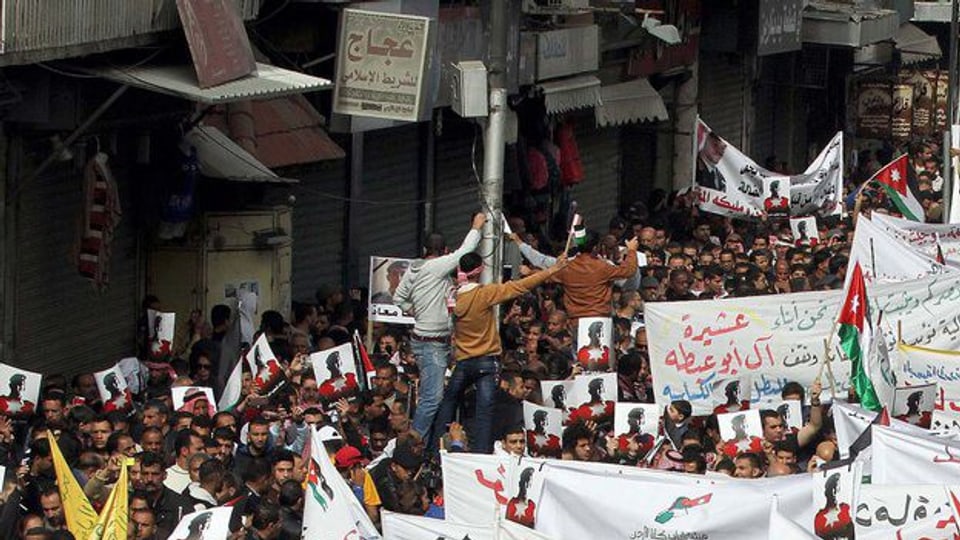 Proteste in Amman gegen die Terrormiliz ISt