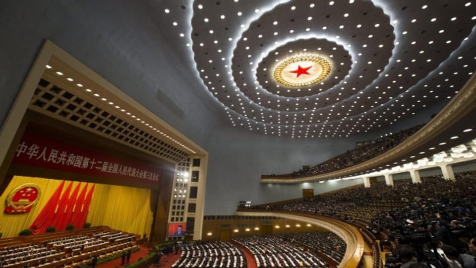 Rund 3'000 Delegierte nehmen am Volkskongress in Peking teil.