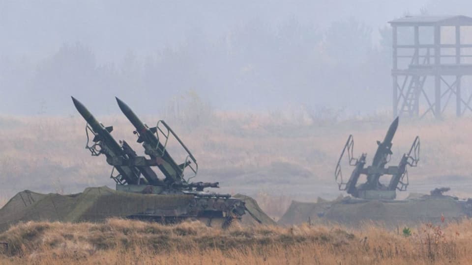 Raketenwerfer der Nato, stationiert in Polen.