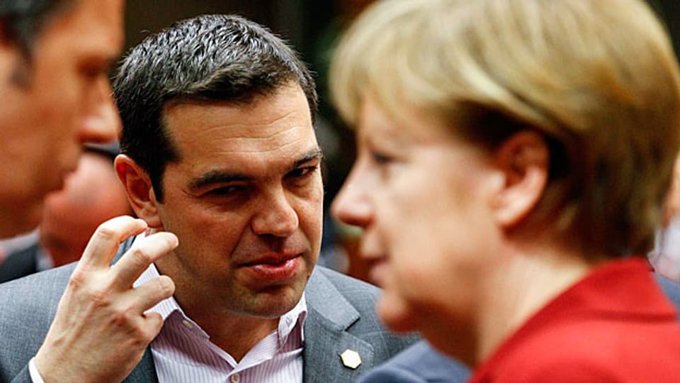 Am 19. März sassen Alexis Tsipras und Angela Merkel bereits einmal am gleichen Tisch.